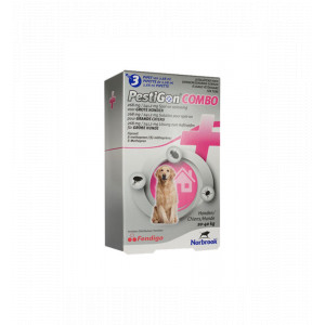Pestigon Combo Spot-On voor honden van 20 tot 40 kg 3 pipetten