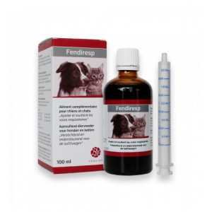 Afbeelding Fendiresp hoestsiroop voor hond en kat 2 x 100 ml door Brekz.nl