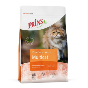 Prins VitalCare Multicat kattenvoer 2 x 10 kg
