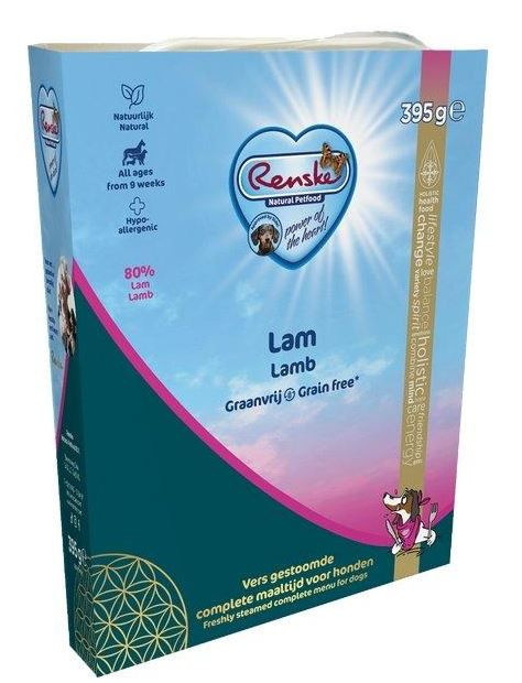 Renske Vers Gestoomd lam graanvrij hondenvoer (395g)