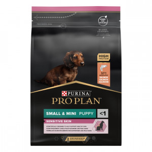 Pro Plan Small & Mini Puppy Sensitive Skin met zalm hondenvoer 3 kg afbeelding