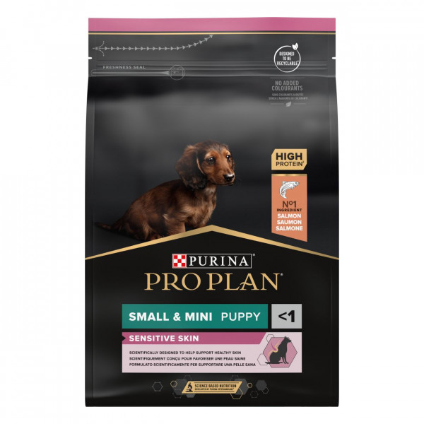 Pro Plan Pro Plan Small & Mini Puppy Sensitive Skin met zalm hondenvoer 3 kg