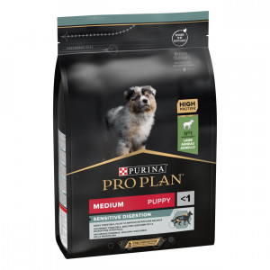 Afbeelding Pro Plan Medium Puppy Sensitive Digestion Optidigest Lam hondenvoer 3 kg door Brekz.nl