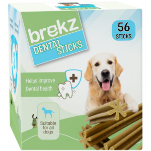 Brekz Dental Sticks Medium hondensnack 2 x 56 stuks