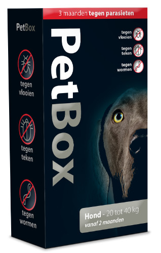 Zeeanemoon Temmen handleiding PetBox hond tegen vlooien, teken, wormen | Goedkoper bij