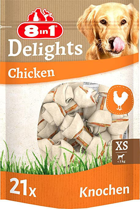8in1 Delights XS chicken bones hondensnacks