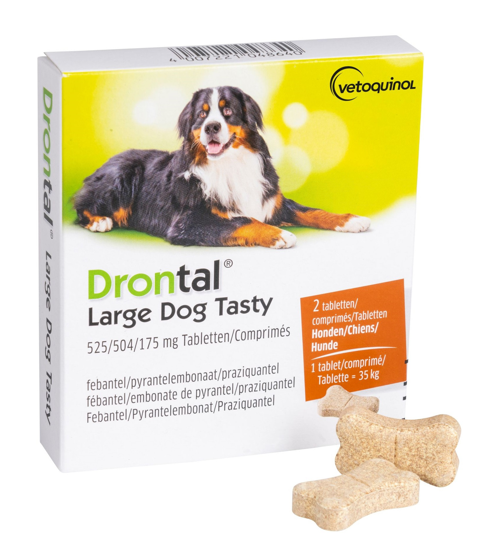 Drontal large dog flavour shop 2 tabletten