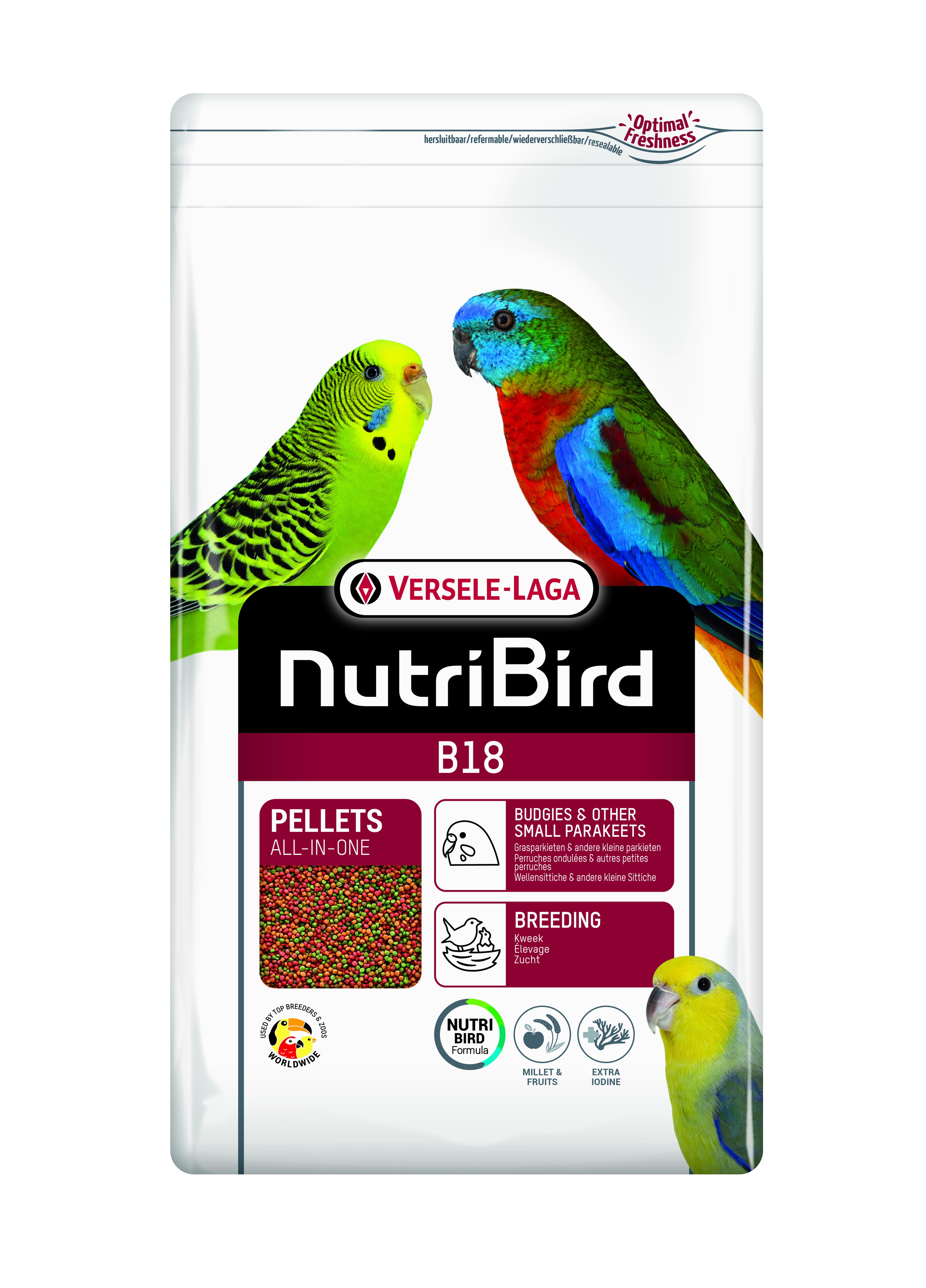Nutribird B18 kweek kleine parkieten