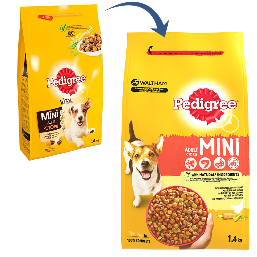 Pedigree Adult Mini Gevogelte hondenvoer