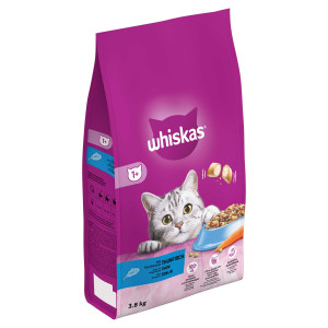 Afbeelding Whiskas Brokjes +1 Tonijn kattenvoer 3.8 kg door Brekz.nl