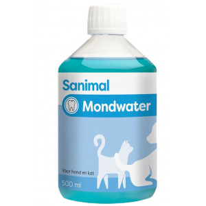 Sanimal Mondwater voor hond en kat 250 ml