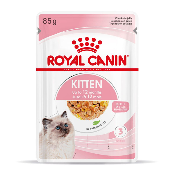 Royal Canin Royal Canin Kitten natvoer kat (in gelei) 2 dozen (24 x 85 g)