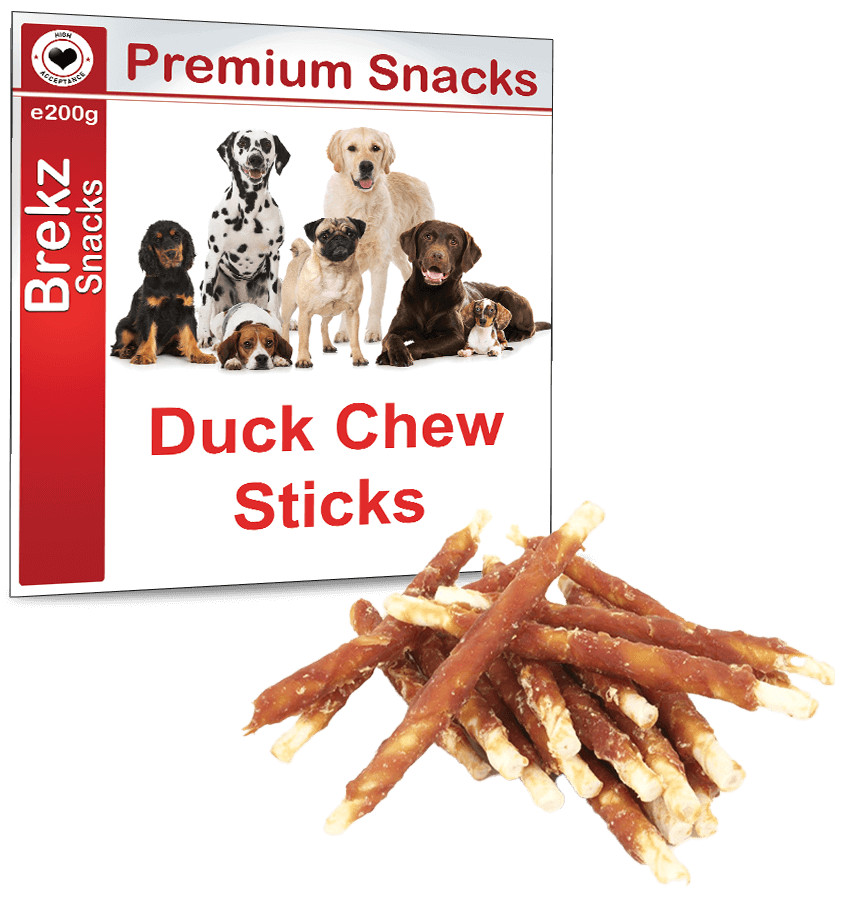Brekz Premium Duck Chew Sticks 200 gram