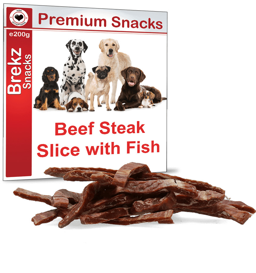 Brekz Premium Beef Steak slice with fish 200 gram
