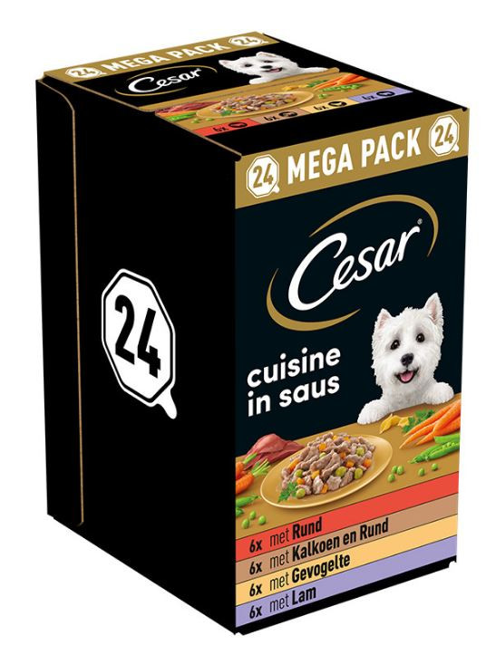 Cesar Classic Paté Honden Natvoer - Kip - 14 x 150 gr