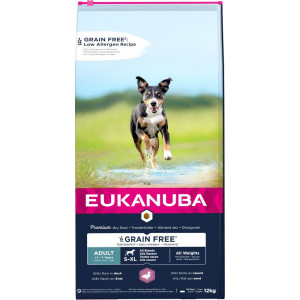 Eukanuba Adult Grain Free Eend - Hondenvoer - 12 kg