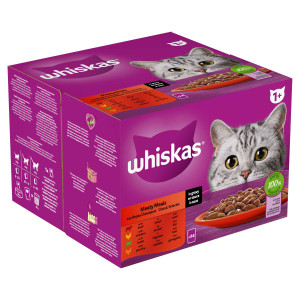 Afbeelding Whiskas 1+ Classic Selectie in saus multipack (24 x 85 g) 2 verpakkingen (48 x 85 g) door Brekz.nl