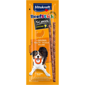 Afbeelding Vitakraft Beefstick School - Hondensnacks - Gevogelte Rund 20 g door Brekz.nl