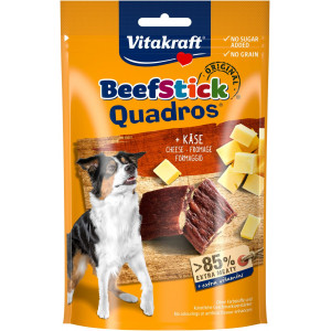 Afbeelding Vitakraft Beefstick Hond Quadros - Hondensnacks - Kaas door Brekz.nl