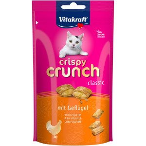 Vitakraft Crispy Crunch Classic met gevogelte kattensnack (60 g)