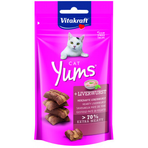 Vitakraft Cat Yums kattensnoep Leverworst