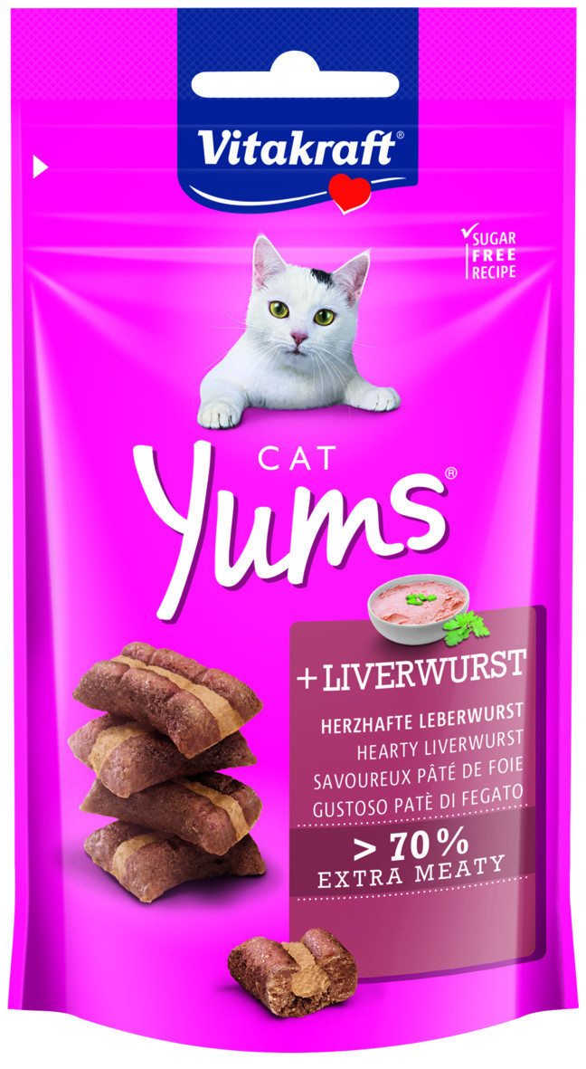 Vitakraft Cat Yums met lever kattensnack (40 g)