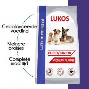 Lukos Puppy en Junior Medium & Large Breeds