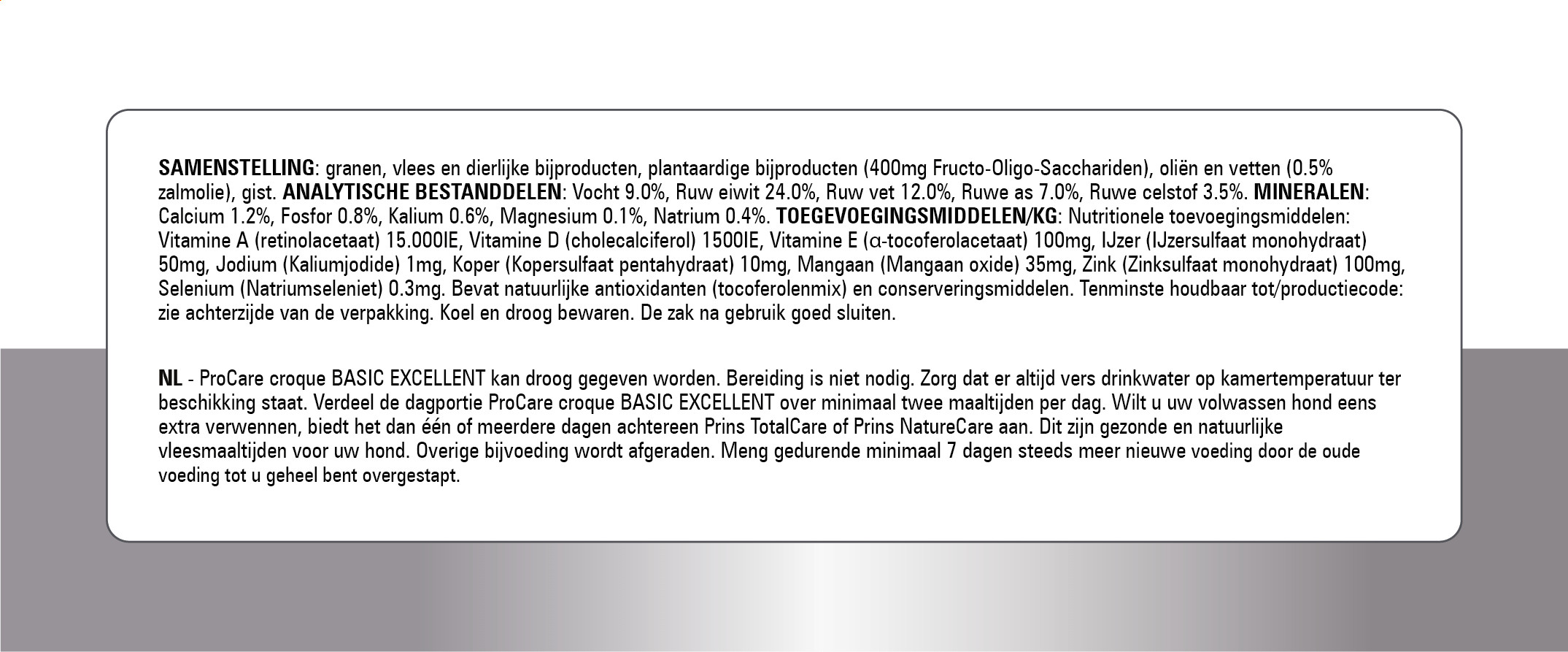Prins ProCare Croque Basis Excellent hondenvoer