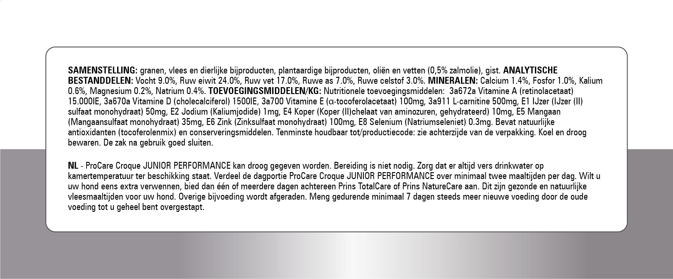 Prins ProCare Croque Junior Performance hondenvoer
