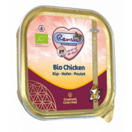 Renske Biologisch Graanvrij vers gestoomd kip natvoer kat (kuip) 19 x 85 g
