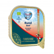 Renske Biologisch Graanvrij vers gestoomd rund natvoer hond (kuip) 27 x 300 g
