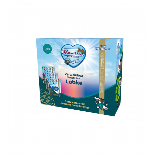 Renske Renske Variatiebox Lobke vers bereid natvoer hond (tetra) 15 x 375 g