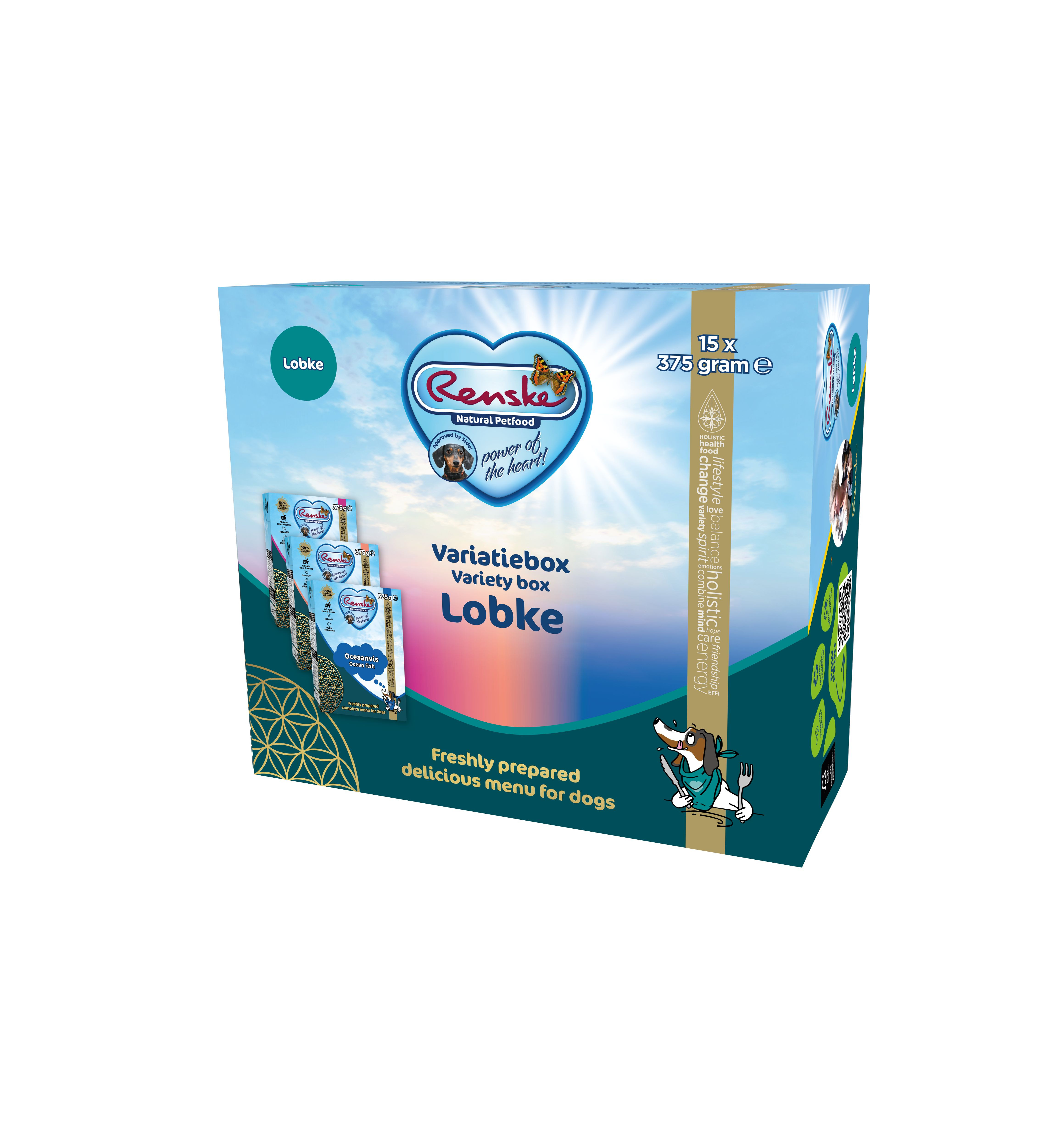 Renske Vers Bereid Variatiebox Lobke hondenvoer (15x375g)