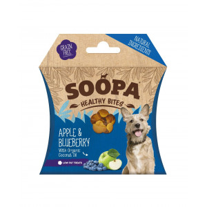 Afbeelding Soopa Bites met appel & bosbes hondensnack Per 5 door Brekz.nl