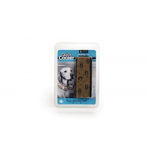 Quick Cooler Coolingscollar bruin voor de hond XL Quick Cooler Coolingscollar bruin voor de hond XL