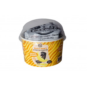Moos & Rosy&apos;s proteïne ijsmix voor honden met banaan & pindakaas 1 verpakking