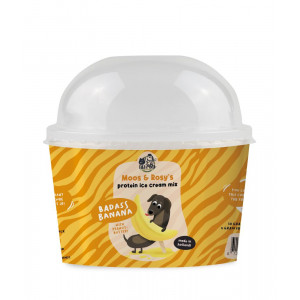 Afbeelding Moos & Rosy's proteïne ijsmix voor honden met banaan & pindakaas 3 verpakkingen door Brekz.nl
