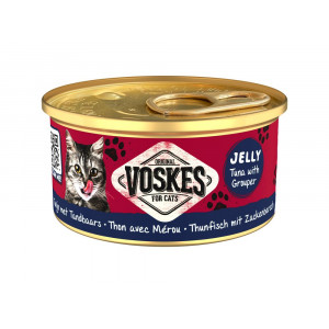 Voskes Kattenvoer Nat Tonijn met Tandbaars - 24x 85gr - Voordeelverpakking