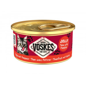 Voskes Kattenvoer Nat Tonijn met Pompoen - 24x 85gr - Voordeelverpakking