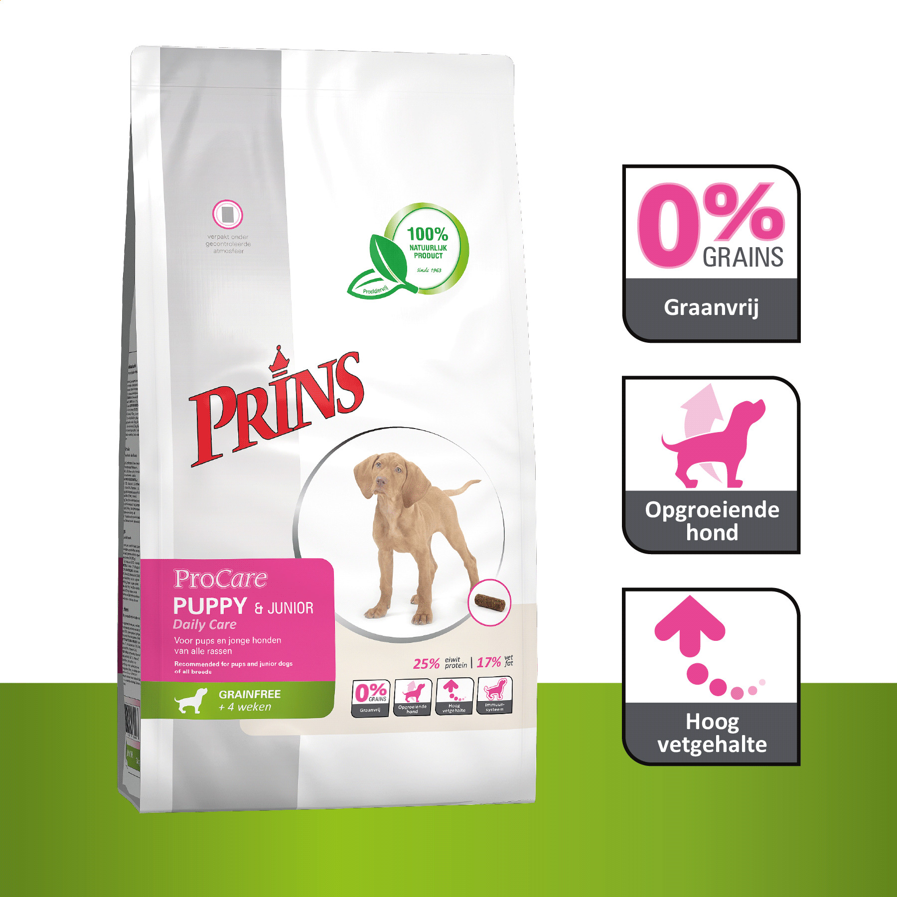 Prins ProCare Grainfree Puppy & Junior Daily Care hondenvoer