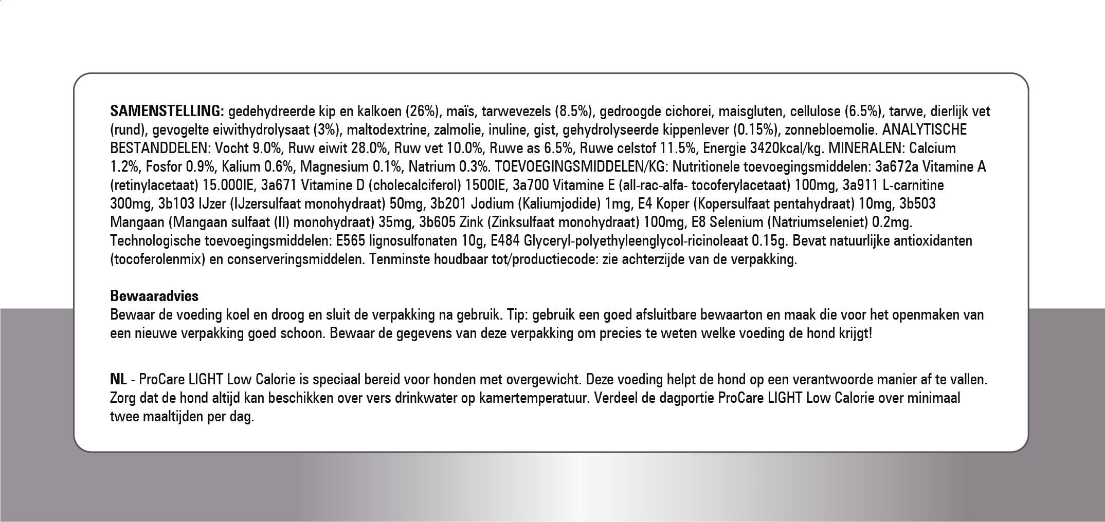 Prins ProCare Light hondenvoer