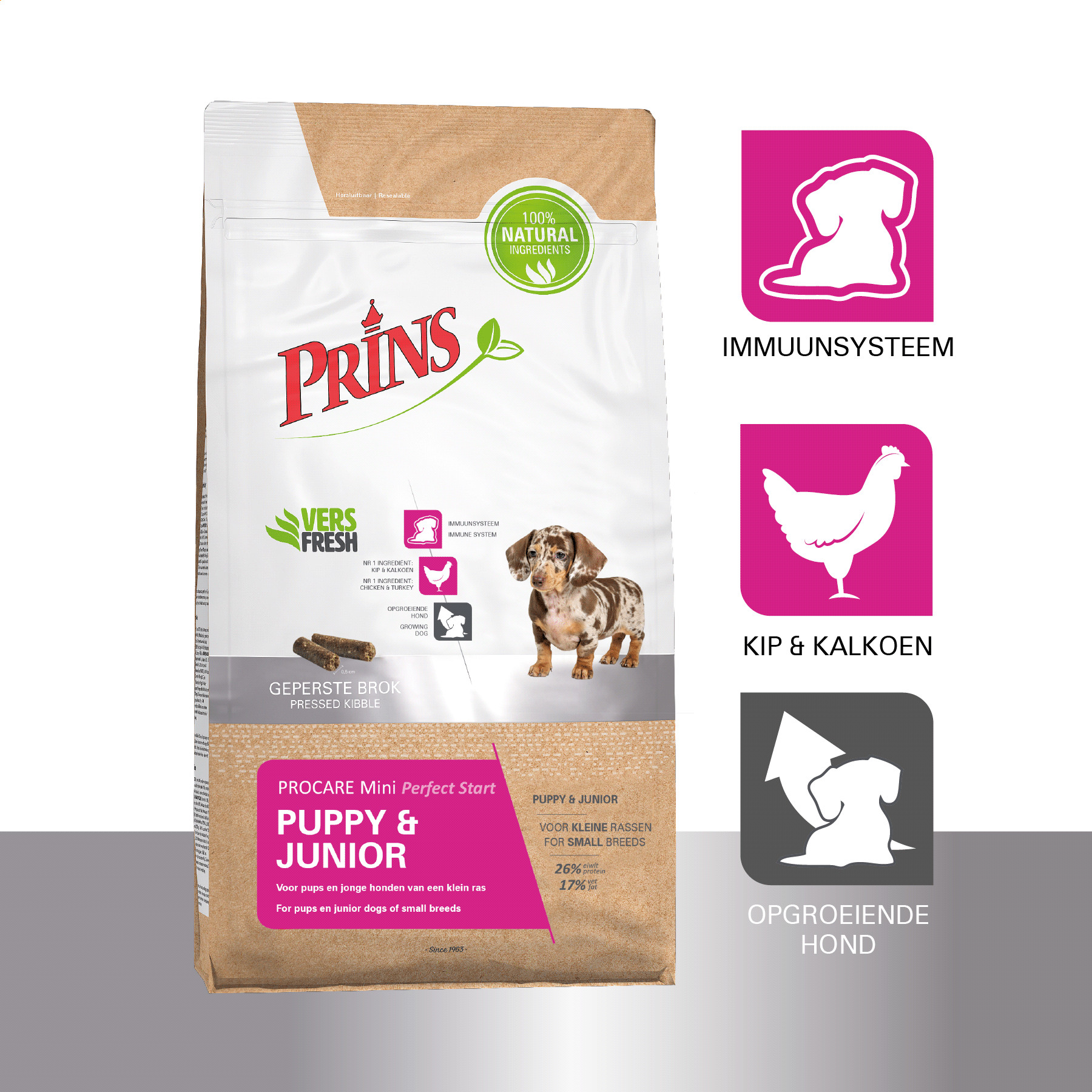 Prins ProCare Mini Puppy & Junior hondenvoer