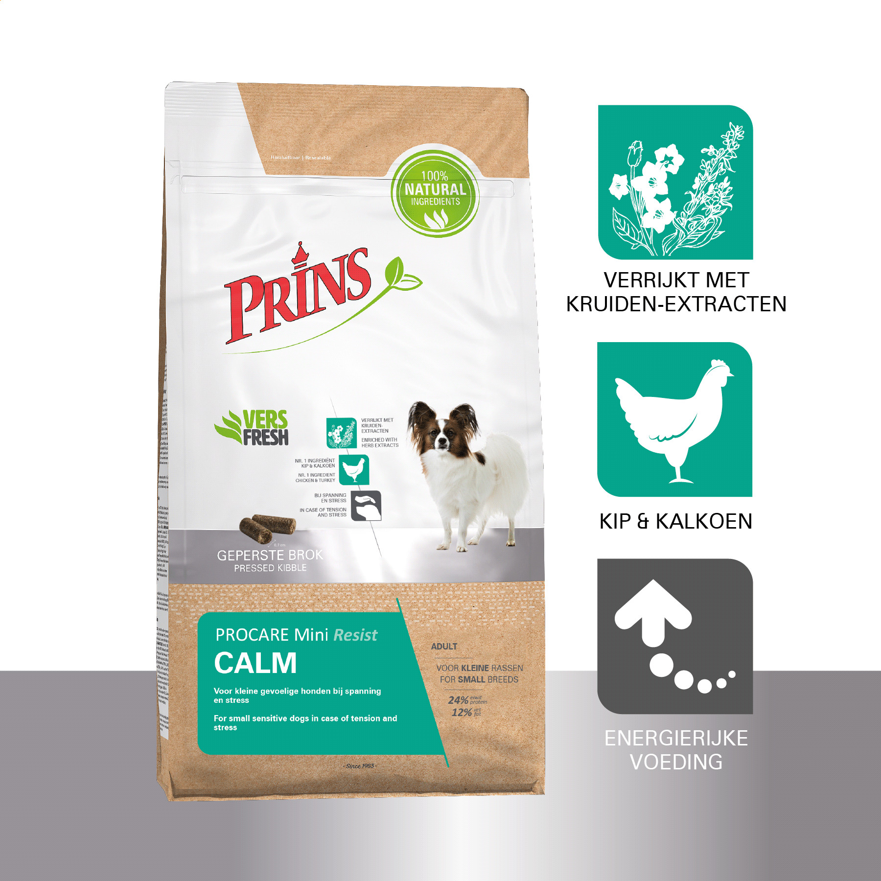 Prins ProCare Mini Resist Calm hondenvoer 