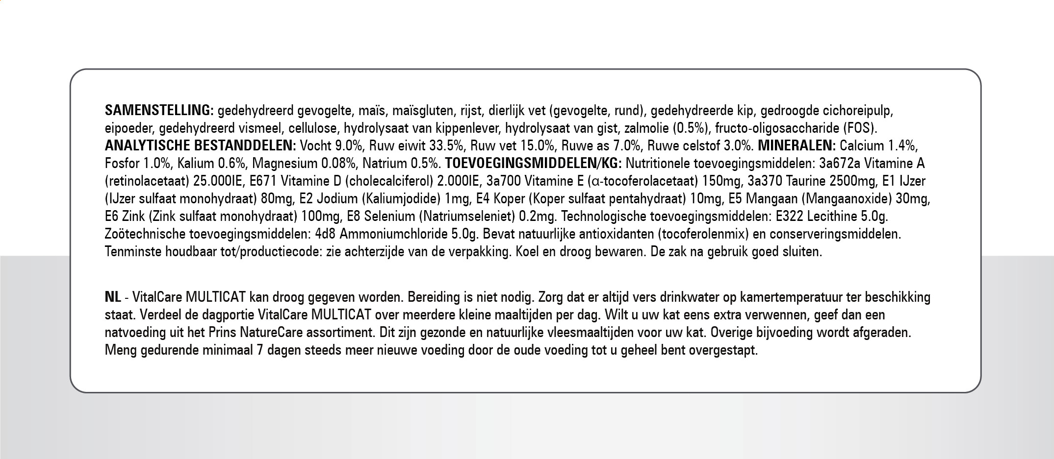 Prins Multicat kattenvoer