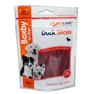 Afbeelding Boxby for dogs Duck Slices 90 gram door Brekz.nl