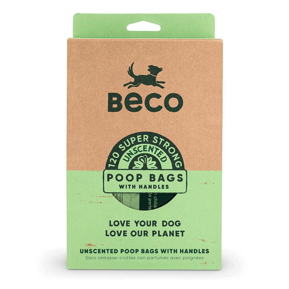 Beco Bags Poepzakjes - met handvatten - 120 stuks