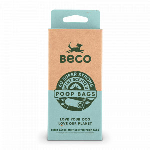 Afbeelding Beco Bags Mint - Travel Pack - 60 poepzakjes (4 x 15) door Brekz.nl