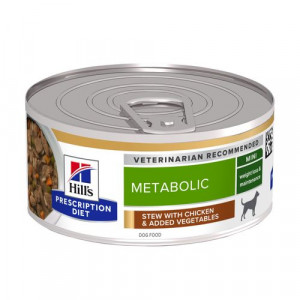 Hill's Prescription Diet Metabolic Weight Management stoofpotje voor hond met kipsmaak & groent