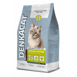 Afbeelding Denkacat Special Kitten kattenvoer 8 x 1,25 kg door Brekz.nl