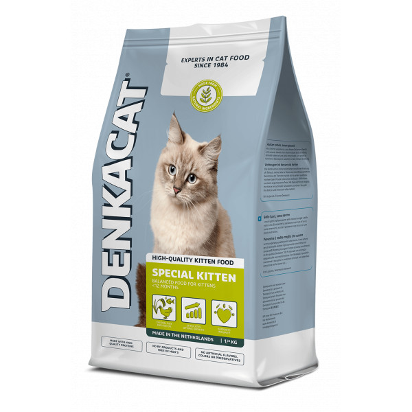 Denkacat Special Kitten kattenvoer 2 x 1,25 kg